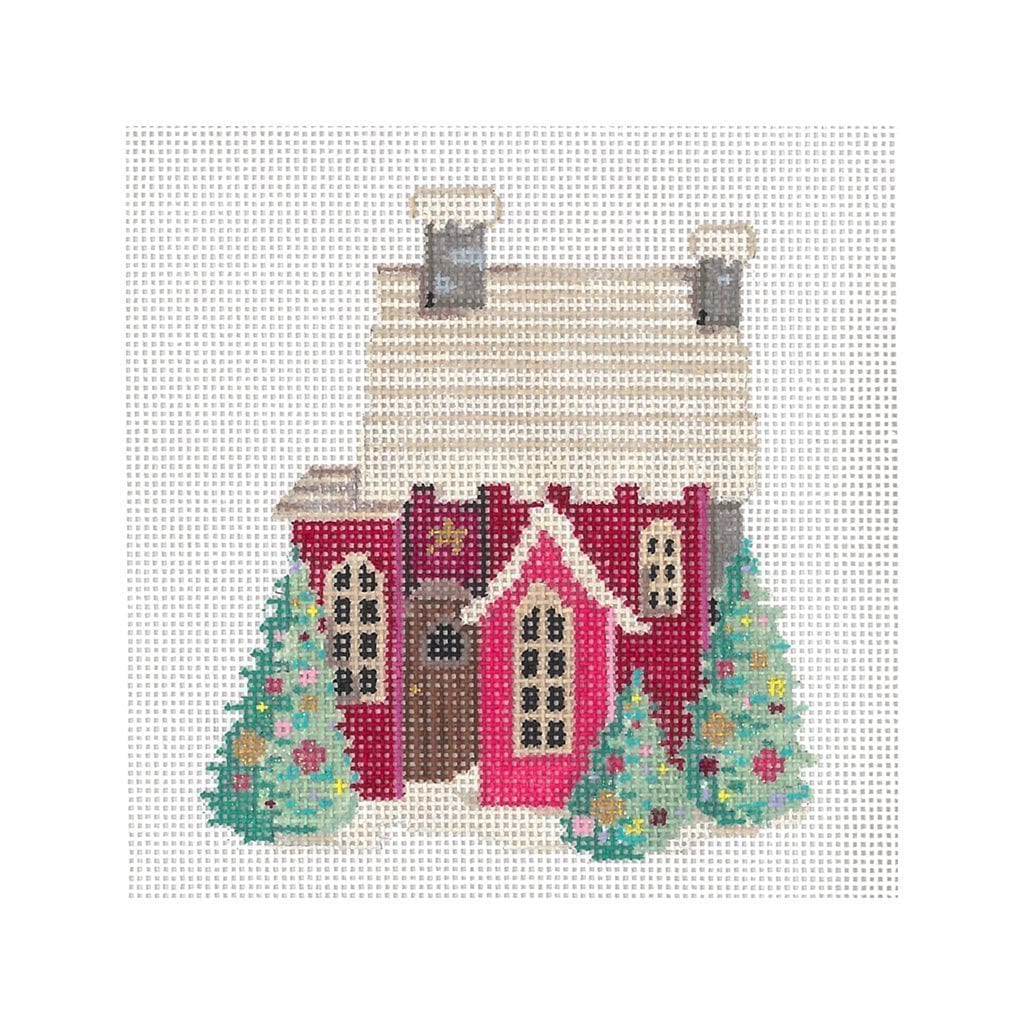 Xmas House VI - January - Garden Gate Needlepoint