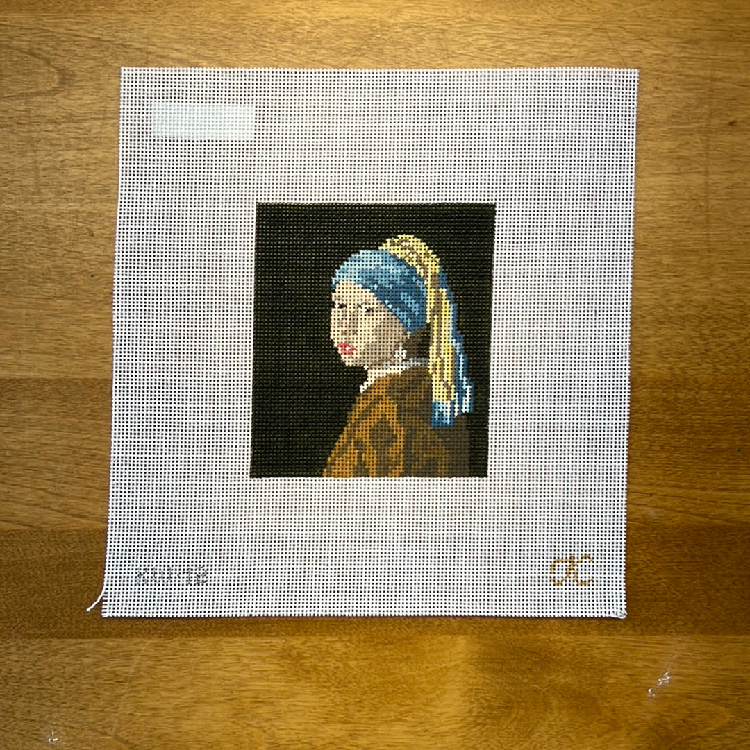 Girl with a Pearl Earring - Garden Gate Needlepoint